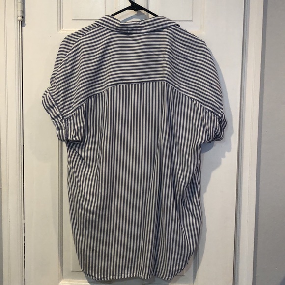 Navy and white striped top - Picture 2 of 3